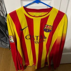 fc barcelona away jersey